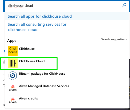 معلومات نموذج التسجيل في ClickHouse Cloud