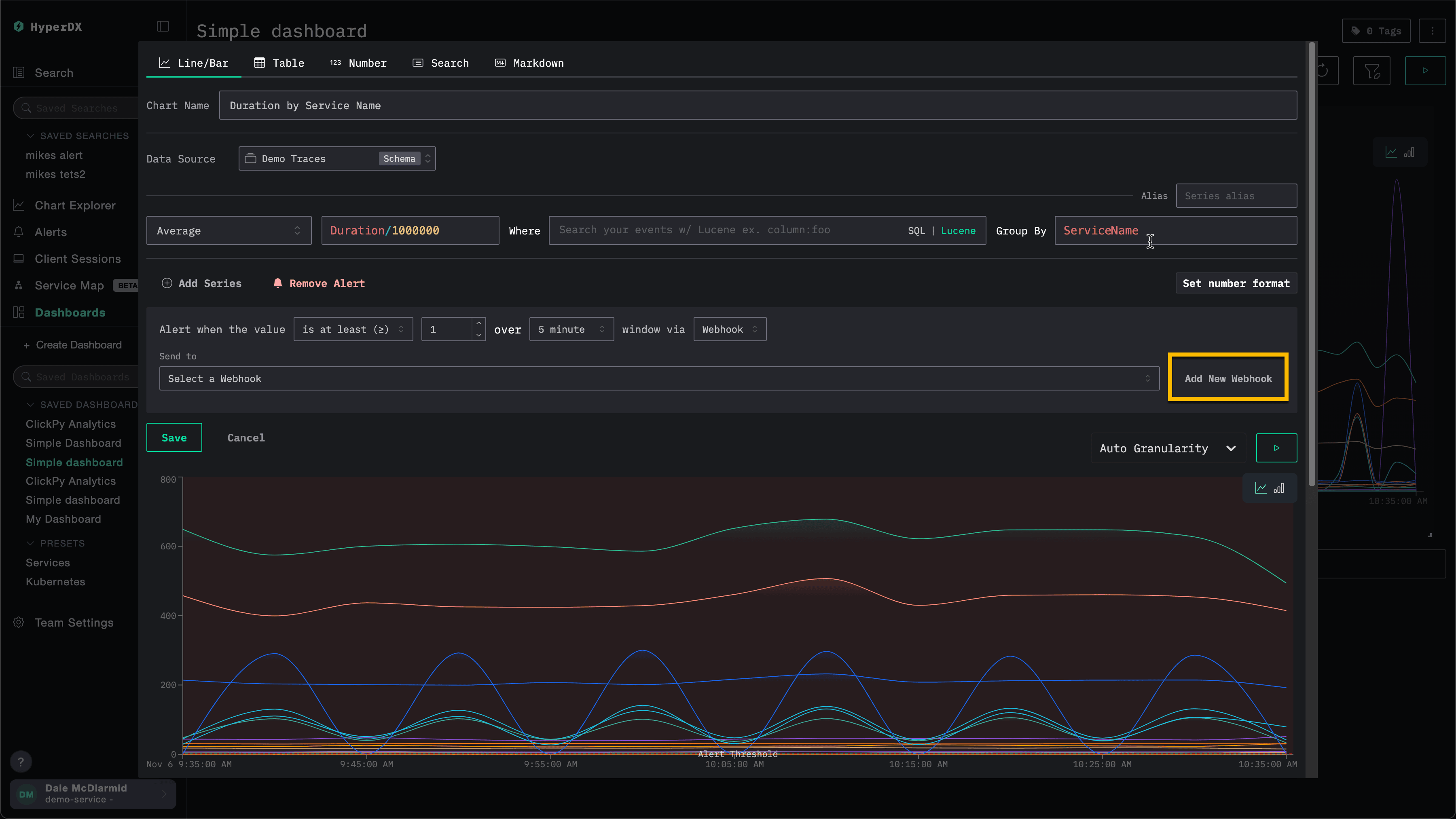 Ajouter un webhook
